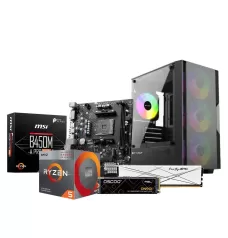 Budget PC Build AMD Ryzen 5 5600GT Desktop Processor & MSI B450M-A PRO MAX II AMD AM4 Motherboard